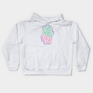 Ask Me About My Race car - Mint / Pink / Purple Kids Hoodie